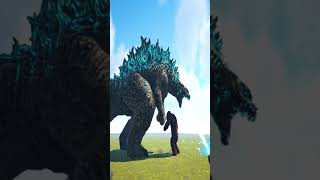 GODZILLA VS KONG 2017 ARK SURVIVAL EVOLVED Shorts [upl. by Sonafets536]