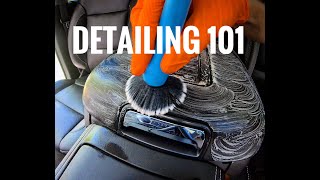 INTERIOR DETAILING 101  Everything I know step by step ASMR [upl. by Harac949]