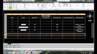 AutoCAD II 2119 Adding and Resizing Columns and Rows [upl. by Berstine695]