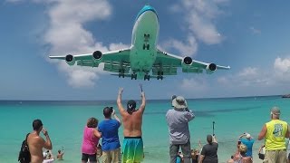 30 Departures and Landings at St Maarten SXM  Maho Beach ACTION [upl. by Koenraad]