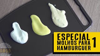 Especial 9 molhos para Hambúrguer  parte 1  Burger sauces [upl. by Glavin]