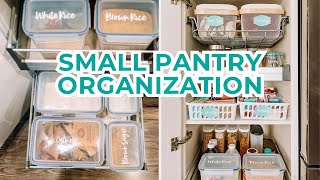 Small Pantry Organization Before amp After  Dollar Tree amp Ikea  The DIY Mommy [upl. by Justen883]