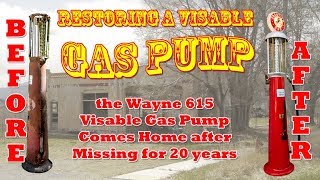 Restoring a Wayne 615 visible gas pump [upl. by Anirtak856]