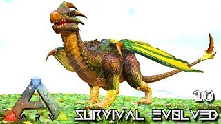 ARK SURVIVAL EVOLVED  NEW DRAGON MONSTER DRALLION E10   PRIMAL FEAR PYRIA [upl. by Rube]