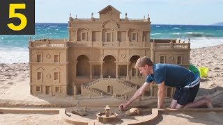 Top 5 Impressive Sand Castles [upl. by Mccreary]