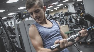 11 Years Old Bodybuilding Star  Awesome Muscle Boy With Insane Aesthetic [upl. by Harmonia]