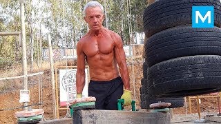 STRONGEST 64YearsOld Grandpa  Mike Millen  Muscle Madness [upl. by Leitman]