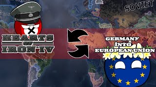 HoI4 Guide Germany  Forming the European Union FAST [upl. by Zwick]