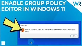 How to Enable the Group Policy Editor in Windows 10 amp 11 Home Editions [upl. by Oizirbaf868]