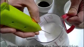 How To Make Latte Art with Mini Milk Frother [upl. by Aver]