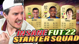 INSANE FIFA 22 STARTER SQUAD FIFA 22 Ultimate Team [upl. by Zola292]