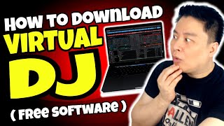 HOW TO DOWNLOAD AND INSTALL VIRTUAL DJ TO YOUR PC COMPUTER FOR FREE I Tagalog Tutorial [upl. by Illah468]