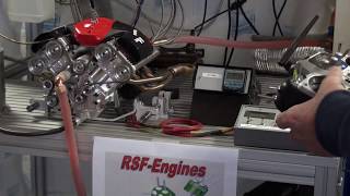 V8 Modellmotor 180ccm RSFEngines [upl. by Vine]