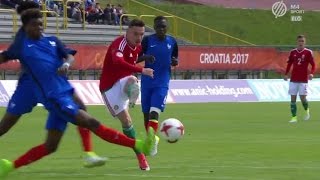 U17 EB  Magyarország  Franciaország 32 Összefoglaló videó  magyar gólok  2017 május 3 [upl. by Maitund]