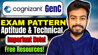 Cognizant GenC Exam Pattern  Aptitude amp Technical Assessment  Important Update [upl. by Aveer]