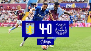 PREMIER LEAGUE HIGHLIGHTS ASTON VILLA 40 EVERTON [upl. by Elleunamme]