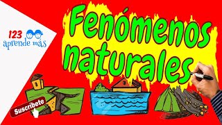 Fenómenos NATURALES y DESASTRES naturales para niños ⛈༄ [upl. by Thorfinn634]