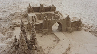 Sandcastle Building Timelapse Video [upl. by Snell]