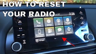 How To Reset The Radio In Your Honda [upl. by Irdua940]