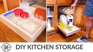 3 More Easy Kitchen Organization Projects  Home Storage [upl. by Ciardap]