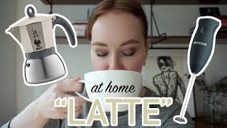 HOW TO MAKE A quotLATTEquot AT HOME moka pot  frother [upl. by Lagasse]