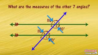 Parallel Lines Transversals and Angles [upl. by Ahsinav]