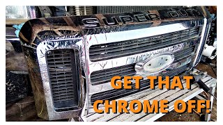 How To Remove Chrome From Plastic Without Destroying The Plastic [upl. by Ekusoyr383]