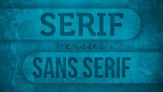 Serif vs San Serif  Graphic Design Tips from PrintPlacecom [upl. by Oiziruam298]