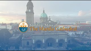 Sunday Mass at the Manila Cathedral  August 4 2024 1000am [upl. by Aynotal]