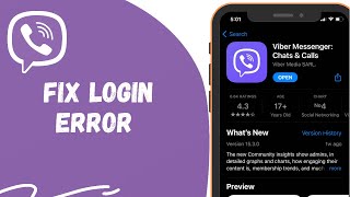 How to Fix Viber Login Error  Problem [upl. by Ihsorih]