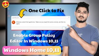 How to Enable the Group Policy Editor in Windows 10 amp 11 Home Editions 2024 [upl. by Aitnahs549]