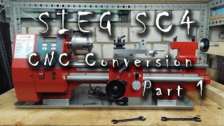 SIEG SC4 CNC Conversion  Project Start [upl. by Treulich]