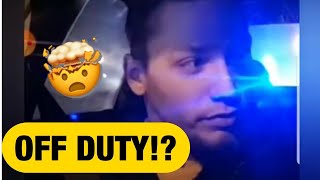 NJ OFF DUTY COP GETS OWNED DURING UNLAWFUL TRAFFIC STOP REAL POLICE DIDNT HELP WOODBRIDGE NJ [upl. by Gupta]