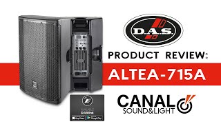 DAS ALTEA715A Powered Speaker  Product Review [upl. by Ahsykal]