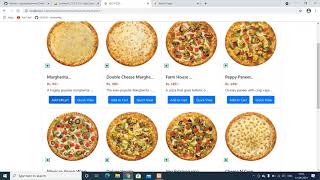 Online FoodPizza Order  PHP amp MySQL  Darshan K Parmar [upl. by Atiuqer917]