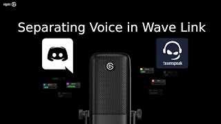 Elgato Wave Link  How to setup Discord or TeamSpeak [upl. by Anderer]