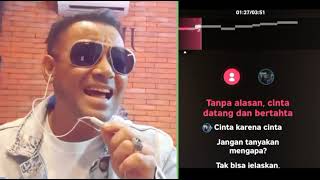 Cinta Karena Cinta  Video Karaoke Duet Bareng Judika Tanpa Vokal  starmaker cover [upl. by Yclek]