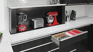 Hidden appliance storage systems for the kitchen of today [upl. by Amaty]