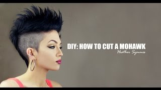 DIY HOW TO CUT A MOHAWK [upl. by Yeznil]