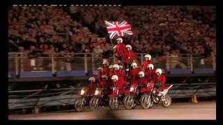 Edinburgh Military Tattoo 2010  Imps Youth motorcycle display team [upl. by Eetsud]