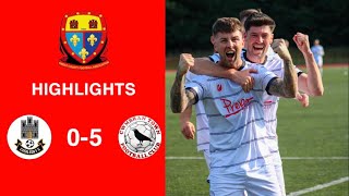 Caerleon 05 Cwmbrân Town  Gwent FA Senior cup  Quarter final highlights [upl. by Regine]