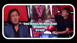 WINNERS BLIND AUDITIONS IN THE VOICE HOLLAND 1—10 [upl. by Milford]