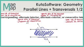 KutaSoftware Geometry Parallel Lines And Transversals Part 1 [upl. by Fesuy]