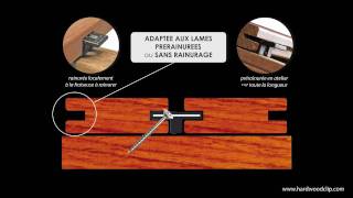 Fixations invisibles pour terrasses en bois [upl. by Dulla774]