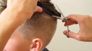 HOW TO CUT A BOYS MOHAWK  BASIC HAIRCUT [upl. by Ignazio716]