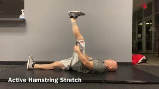 Active Hamstring Stretch [upl. by Aimahs]