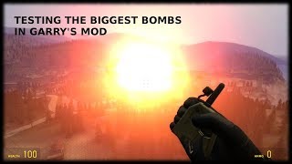 BIGGEST EXPLOSIONS  Garrys Mod [upl. by Till675]