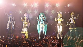 Hatsune Miku Live Party MikuPa Subtitles cc FULL HD [upl. by Annahsed]