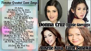 Roselle Nava Carol Banawa Tootsie Guevara Rachel Alejandro OPM Tagalog Love Songs 2021 [upl. by Ahsurej]