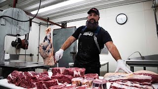 How to Butcher a Cow  ENTIRE BREAKDOWN  by The Bearded Butchers [upl. by Ittap452]